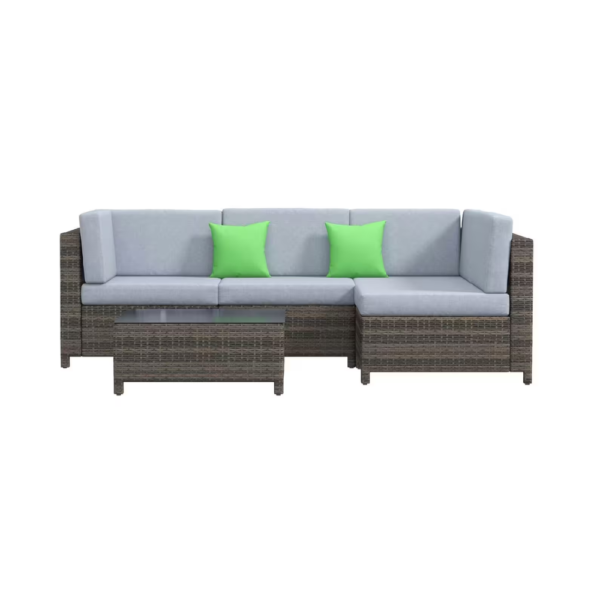 Milano Outdoor 5pc Rattan Sofa Set